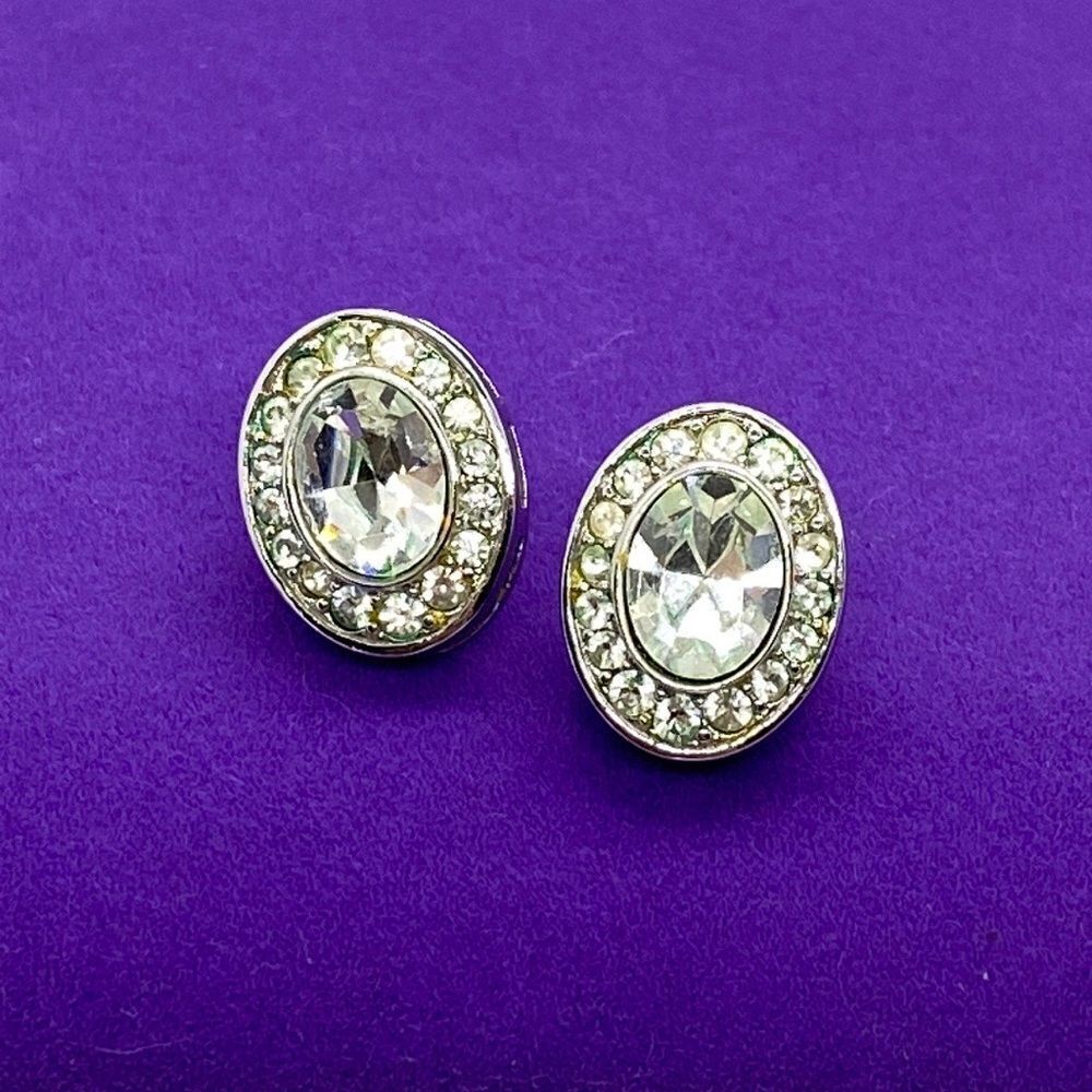 💛 Vintage Carolee Crystal Earrings